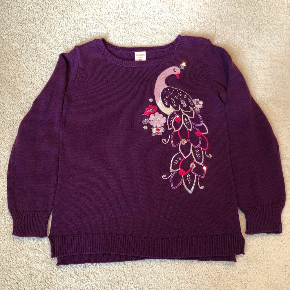 Girls Gymboree Peacock Sweater